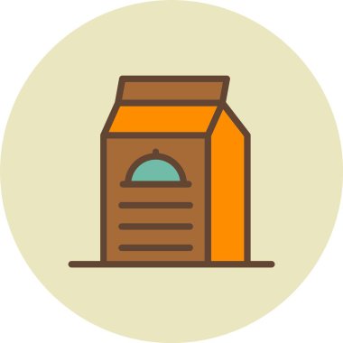 Gıda simgesinin vektör illüstrasyonu