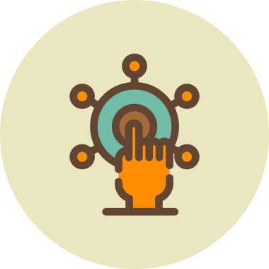 Şapkalı bir adamın vektör çizimi