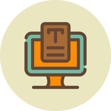 Sandalyedeki bir adamın vektör çizimi