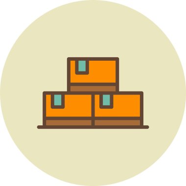 dağıtım kutusu vektör illüstrasyonu