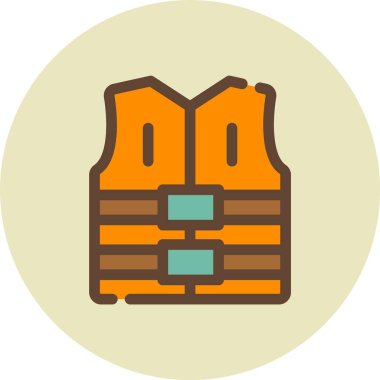 Ahşap varil simgesinin vektör çizimi