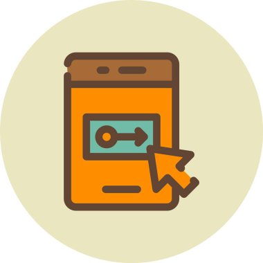 seo modern simgesinin vektör illüstrasyonu