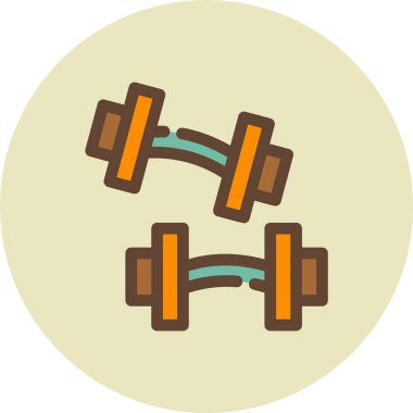 dambıl simgesi. Basit resimleme