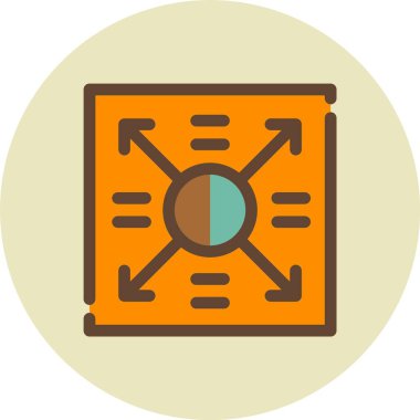 Web simgesi, vektör illüstrasyonu