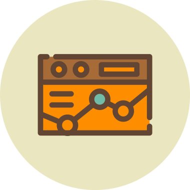 seo modern simgesinin vektör illüstrasyonu