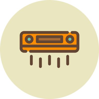 İşlemci. Web simgesi basit illüstrasyon