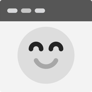 Web Sitesi Simgesi, Basit Web Vektörü İllüstrasyonu