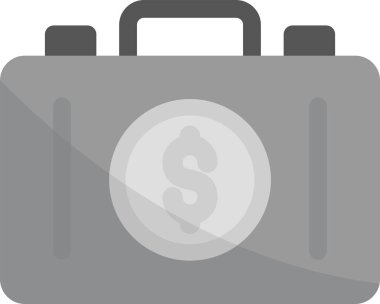 Para çantası vektör çizim