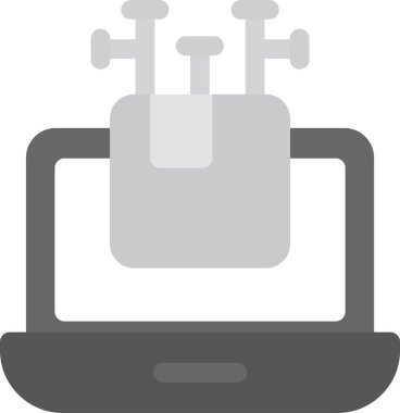 bilgisayar izleyici vektör simgesi