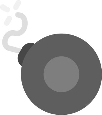 Bomba. Web simgesi basit illüstrasyon