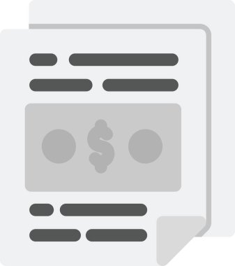 Sözleşme Simgesi, Basit Web Vektörü İllüstrasyonu