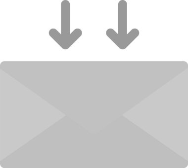 E- posta Simgesi, Basit Web Vektörü İllüstrasyonu