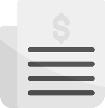 Dolar gagası vektör simgesi