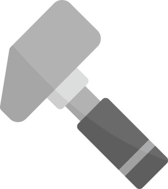 Çekiç simgesi. Ağ için çekiç vektör simgelerinin basit çizimi