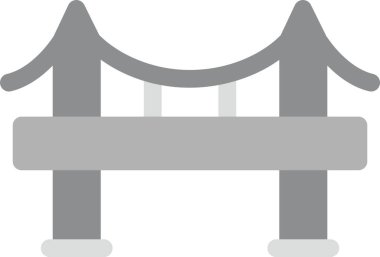 Köprü. Web simgesi basit tasarım