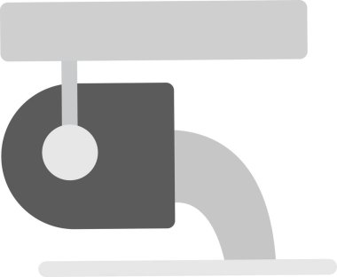 Erimiş Metal Simgesi, Basit Web Vektörü İllüstrasyonu