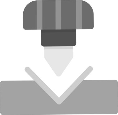 Bükme Simgesi, Basit Web Vektörü İllüstrasyonu