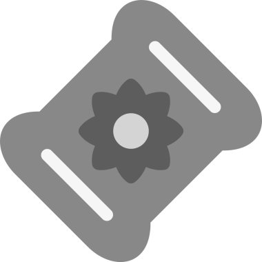 dişli simgesi, basit resimleme izole edildi