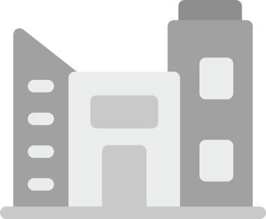 mimari yapı ikonu ana hatlar biçiminde