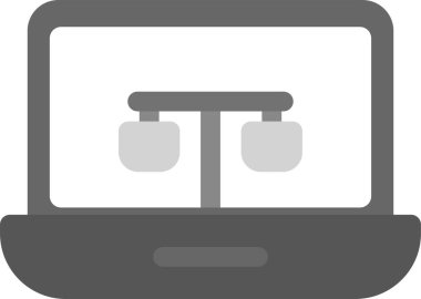 çevrimiçi alışveriş vektörü simgesi