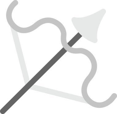 Ok Yayı Simgesi, Basit Web Vektörü İllüstrasyonu