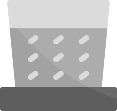 dondurma düz vektör simgesi