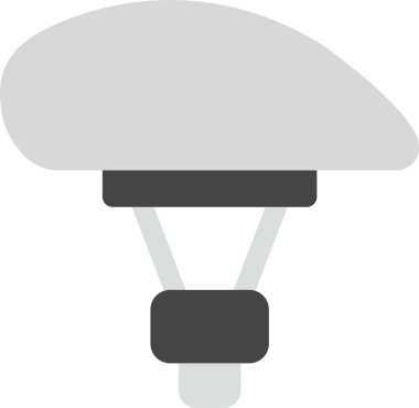 Bisiklet Başlığı Simgesi, Basit Web Vektörü İllüstrasyonu