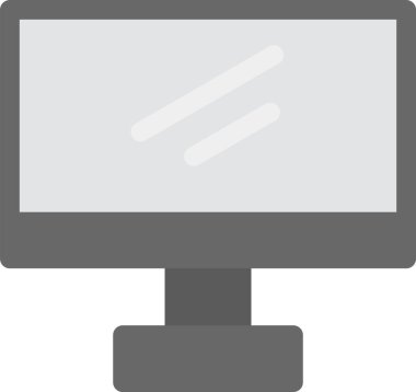 Lcd Simgesi, Basit Web Vektörü İllüstrasyonu