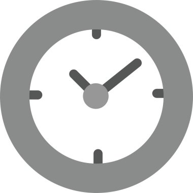 saat zaman simgesi ana hat biçiminde