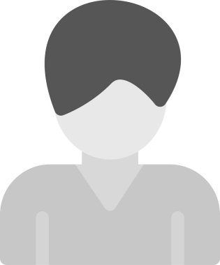 Erkek Simgesi, Basit Web Vektörü İllüstrasyonu