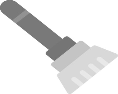 Süpürge Simgesi, Basit Web Vektörü İllüstrasyonu