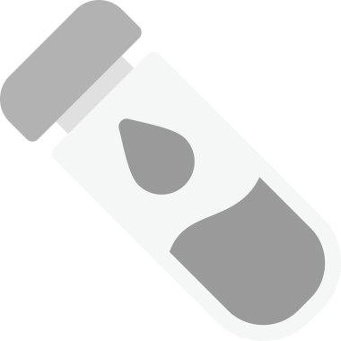 test tübü simgesi, basit tasarım vektörü