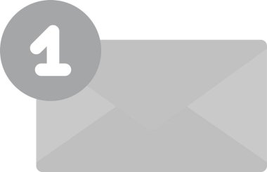 Bildirim Simgesi, Basit Web Vektörü İllüstrasyonu