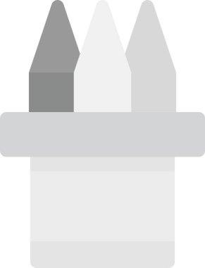 Yapı mimarisi simgesi düz stil