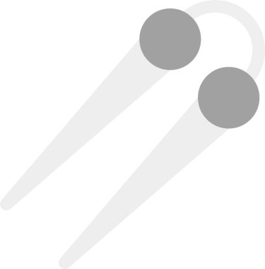 Örgü Şırıngaları Simgesi, Basit Web Vektörü İllüstrasyonu