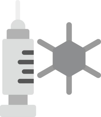 Hormonal Terapi Simgesi, Basit Web Vektör İllüstrasyonu