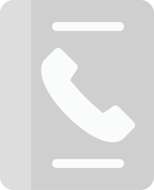 Kişi telefon simgesi. vektör simgesi düz dizayndır.