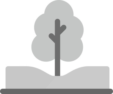 Park Simgesi, Basit Web Vektörü İllüstrasyonu