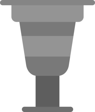 Beyaz simgenin vektör illüstrasyonu