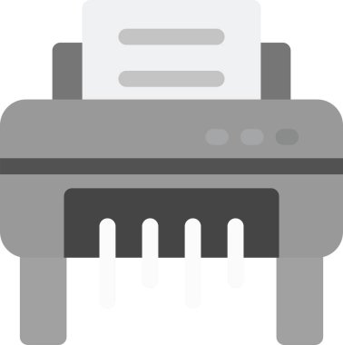 Yazıcı simgesi, vektör illüstrasyonu