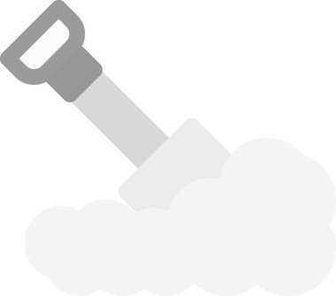 Shovel Icon, Simple Web Vector Illustration clipart