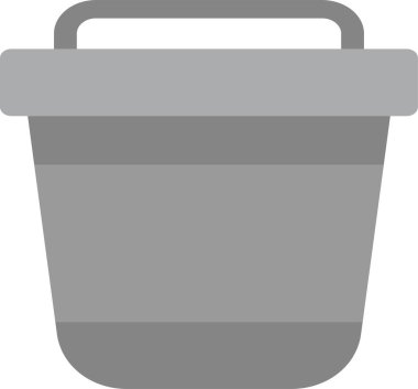 Basket Simgesi, Basit Web Vektörü İllüstrasyonu