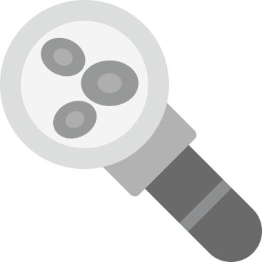 Büyütücü Cam Simgesi, Basit Web Vektörü İllüstrasyonu