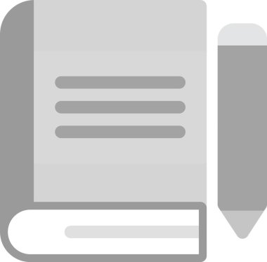 Düz biçimli kitap eğitimi bilgi simgesi