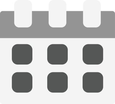 Takvim simgesi. vektör illüstrasyonu