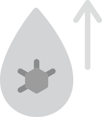 Hiperglisemi Simgesi, Basit Web Vektörü İllüstrasyonu