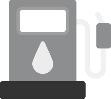 Yakıt ikonu düz stil