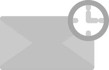 E- posta Bloğu Simgesi, Basit Web Vektörü İllüstrasyonu