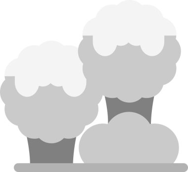 Ağaç Simgesi, Basit Web Vektörü İllüstrasyonu