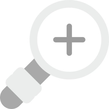 Büyütme cam simgesi vektör illüstrasyonu